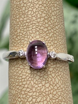 *Кольцо р.18 Аметист Кабошон арт. 01-2307/00АМ-00-870 Вес 2,34 г - фото 188792 *Кольцо р.18 Аметист Кабошон арт. 01-2307/00АМ-00-870 Вес 2,34 г - фото 188792