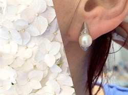 *Серьги Белый Жемчуг арт. 02-0411/00ЖБ-00-619 Вес 4,47 г - фото 188793 *Серьги Белый Жемчуг арт. 02-0411/00ЖБ-00-619 Вес 4,47 г - фото 188793