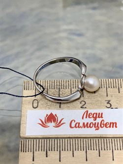 *Кольцо р.19,5 Белый Жемчуг арт. 01-0482/00ЖБ-00-176 Вес 2,54 г - фото 188796 *Кольцо р.19,5 Белый Жемчуг арт. 01-0482/00ЖБ-00-176 Вес 2,54 г - фото 188796