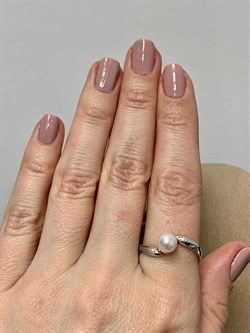 *Кольцо р.19,5 Белый Жемчуг арт. 01-0482/00ЖБ-00-176 Вес 2,54 г - фото 188799 *Кольцо р.19,5 Белый Жемчуг арт. 01-0482/00ЖБ-00-176 Вес 2,54 г - фото 188799