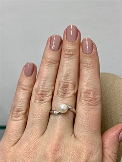 *Кольцо р.17,5 Белый Жемчуг арт. 01-0482/00ЖБ-00-415 Вес 2,20 г - фото 188819 *Кольцо р.17,5 Белый Жемчуг арт. 01-0482/00ЖБ-00-415 Вес 2,20 г - фото 188819