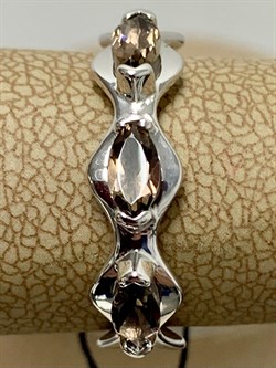 *Кольцо р.18,5 Дымчатый Кварц арт. 01-0424/00РТ-00-325 Вес 3,44 г - фото 188843 *Кольцо р.18,5 Дымчатый Кварц арт. 01-0424/00РТ-00-325 Вес 3,44 г - фото 188843