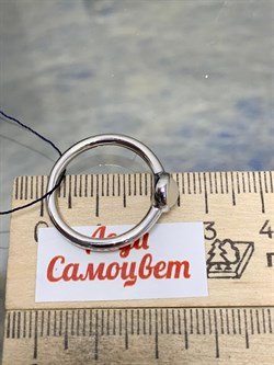 *Кольцо р.18 Белый Агат арт. 01-2632/00БА-00-359 вес 2,8 г - фото 189725 *Кольцо р.18 Белый Агат арт. 01-2632/00БА-00-359 вес 2,8 г - фото 189725