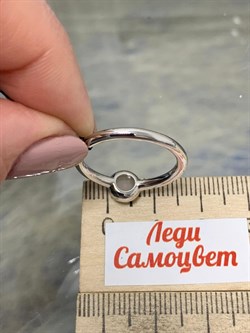 *Кольцо р.18 Белый Агат арт. 01-2632/00БА-00-359 вес 2,8 г - фото 189727 *Кольцо р.18 Белый Агат арт. 01-2632/00БА-00-359 вес 2,8 г - фото 189727