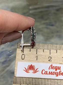 *Серьги Кактусы Эмаль арт. 1747С-563 вес 4,60 г - фото 189795 *Серьги Кактусы Эмаль арт. 1747С-563 вес 4,60 г - фото 189795