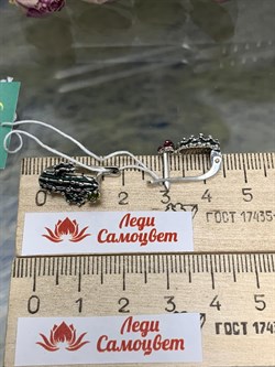 *Серьги Кактусы Эмаль арт. 1747С-563 вес 4,60 г - фото 189797 *Серьги Кактусы Эмаль арт. 1747С-563 вес 4,60 г - фото 189797