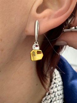 *Серьги арт. 02-01491-1-07-101-01-13-482 Вес 4,79 г - фото 190092 *Серьги арт. 02-01491-1-07-101-01-13-482 Вес 4,79 г - фото 190092