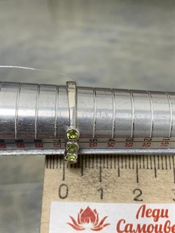 *Кольцо р.18 Микс Марказит Хризолит арт. HR909-653 вес 1,96 г - фото 190175