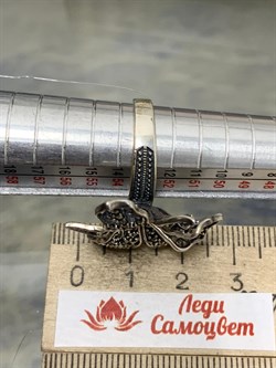 *Кольцо р.17 Марказит арт. HR687-876 вес 6,09 г - фото 190250