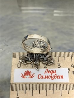 *Кольцо р.17 Марказит арт. HR687-876 вес 6,09 г - фото 190257