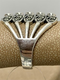 *Кольцо р.20 Микс Изумруд Марказит арт. HR661-957 (вес 10.56 г) - фото 190388 *Кольцо р.20 Микс Изумруд Марказит арт. HR661-957 (вес 10.56 г) - фото 190388