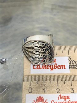 *Кольцо р.20 Микс Изумруд Марказит арт. HR661-957 (вес 10.56 г) - фото 190391 *Кольцо р.20 Микс Изумруд Марказит арт. HR661-957 (вес 10.56 г) - фото 190391