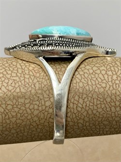 *Кольцо р.17,5 Микс Марказит Амазонит арт. HR1426-479 вес 4,76 г - фото 190428 *Кольцо р.17,5 Микс Марказит Амазонит арт. HR1426-479 вес 4,76 г - фото 190428