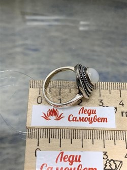 *Кольцо р.18 Микс Лунный Камень Марказит арт. К 612-729 вес 6,23 г - фото 190577 *Кольцо р.18 Микс Лунный Камень Марказит арт. К 612-729 вес 6,23 г - фото 190577