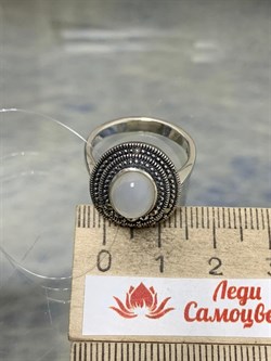 *Кольцо р.18 Микс Лунный Камень Марказит арт. К 612-729 вес 6,23 г - фото 190578 *Кольцо р.18 Микс Лунный Камень Марказит арт. К 612-729 вес 6,23 г - фото 190578