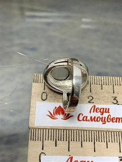 *Кольцо р.18 Микс Лунный Камень Марказит арт. К 612-729 вес 6,23 г - фото 190579 *Кольцо р.18 Микс Лунный Камень Марказит арт. К 612-729 вес 6,23 г - фото 190579