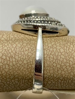 *Кольцо р.18 Микс Лунный Камень Марказит арт. К 612-729 вес 6,23 г - фото 190581 *Кольцо р.18 Микс Лунный Камень Марказит арт. К 612-729 вес 6,23 г - фото 190581