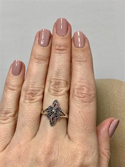 *Кольцо р.17,5 Марказит арт. HR1002-700 Вес 2,46 г - фото 190670 *Кольцо р.17,5 Марказит арт. HR1002-700 Вес 2,46 г - фото 190670