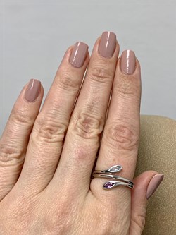 *Кольцо р.18 Топаз Аметист арт. SM-R02898-X-W-SBT-X-Pur-375 вес 3,01 г - фото 190694 *Кольцо р.18 Топаз Аметист арт. SM-R02898-X-W-SBT-X-Pur-375 вес 3,01 г - фото 190694