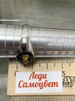 *Кольцо р.19,5 Орхидея Желтый Сапфир Шпинель арт. К1200Ю/Ag-6022/1-4346 вес 3,78 г - фото 190711 *Кольцо р.19,5 Орхидея Желтый Сапфир Шпинель арт. К1200Ю/Ag-6022/1-4346 вес 3,78 г - фото 190711