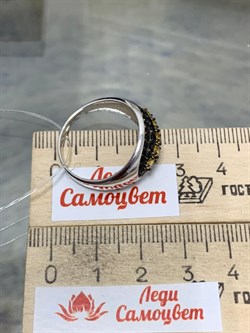 *Кольцо р.20 Орхидея Желтый Сапфир Шпинель арт. К1200Ю/Ag-6022/1-7346 вес 3,74 г - фото 190739 *Кольцо р.20 Орхидея Желтый Сапфир Шпинель арт. К1200Ю/Ag-6022/1-7346 вес 3,74 г - фото 190739