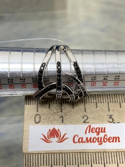 *Кольцо р.17,5 Фианит Микс Микро Вставки арт. SL-R03351-X-WB-X-X-B-122 Вес 5,61 г - фото 190795 *Кольцо р.17,5 Фианит Микс Микро Вставки арт. SL-R03351-X-WB-X-X-B-122 Вес 5,61 г - фото 190795