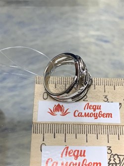 *Кольцо р.17,5 Фианит Микс Микро Вставки арт. SL-R03351-X-WB-X-X-B-122 Вес 5,61 г - фото 190802 *Кольцо р.17,5 Фианит Микс Микро Вставки арт. SL-R03351-X-WB-X-X-B-122 Вес 5,61 г - фото 190802