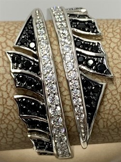 *Кольцо р.18,5 Фианит Микс Микро Вставки арт. SL-R03350-X-WB-X-X-B-320 Вес 4,37 г - фото 190820 *Кольцо р.18,5 Фианит Микс Микро Вставки арт. SL-R03350-X-WB-X-X-B-320 Вес 4,37 г - фото 190820