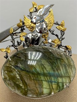 *Брошь-Кулон Кролик Лабрадор Бразилия арт. 04.03099-35,01 - фото 191290 *Брошь-Кулон Кролик Лабрадор Бразилия арт. 04.03099-35,01 - фото 191290