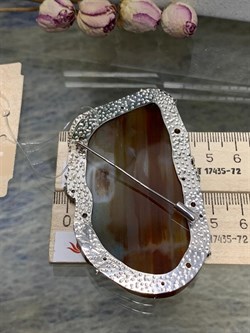 *Брошь Девочка под Зонтиком Рыжий Агат арт. 04.03114-026 вес 45,01 г - фото 191299 *Брошь Девочка под Зонтиком Рыжий Агат арт. 04.03114-026 вес 45,01 г - фото 191299