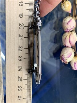 *Брошь Агат Моховой арт. 04.02804-973 (вес 20,27 г) - фото 191306 *Брошь Агат Моховой арт. 04.02804-973 (вес 20,27 г) - фото 191306