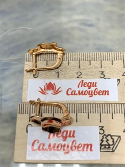 *Серьги арт. 02-01491-07-101-01-09-1-682 Вес 4,48 г - фото 191396 *Серьги арт. 02-01491-07-101-01-09-1-682 Вес 4,48 г - фото 191396