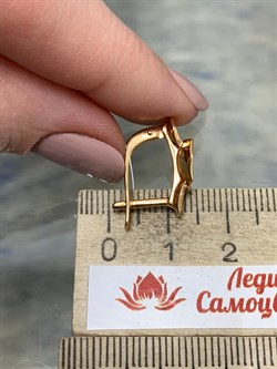 *Серьги арт. 02-01491-07-101-01-09-1-682 Вес 4,48 г - фото 191398 *Серьги арт. 02-01491-07-101-01-09-1-682 Вес 4,48 г - фото 191398