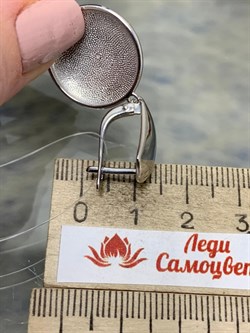 *Серьги арт. 02-01483-07-101-01-07-657 Вес 7,09 г - фото 191412 *Серьги арт. 02-01483-07-101-01-07-657 Вес 7,09 г - фото 191412