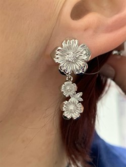 *Серьги арт. 02-01342-07-101-02-07-024 Вес 6,77 г - фото 191425 *Серьги арт. 02-01342-07-101-02-07-024 Вес 6,77 г - фото 191425