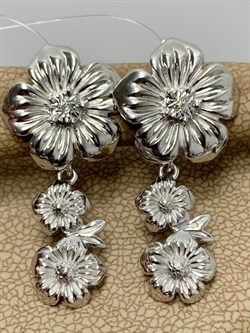 *Серьги арт. 02-01342-07-101-02-07-024 Вес 6,77 г - фото 191426 *Серьги арт. 02-01342-07-101-02-07-024 Вес 6,77 г - фото 191426