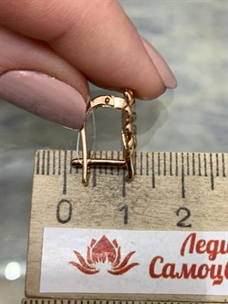 *Серьги арт. 02-01354-07-038-01-10-469 Вес 2,83 г - фото 191473 *Серьги арт. 02-01354-07-038-01-10-469 Вес 2,83 г - фото 191473