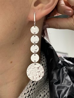 *Серьги арт. 02-01653-07-101-05-07-836 Вес 14,35 г - фото 191589