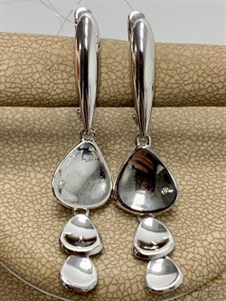 *Серьги арт. 02-01487-2-07-101-01-07-435 Вес 5,94 г - фото 191612 *Серьги арт. 02-01487-2-07-101-01-07-435 Вес 5,94 г - фото 191612