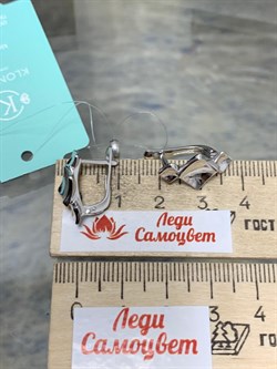 *Серьги арт. 02-01489-07-101-01-07-765 Вес 4,39 г - фото 191665 *Серьги арт. 02-01489-07-101-01-07-765 Вес 4,39 г - фото 191665