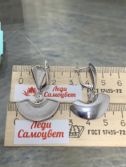 *Серьги арт. 02-01479-07-101-01-07-633 Вес 7,23 г - фото 191731 *Серьги арт. 02-01479-07-101-01-07-633 Вес 7,23 г - фото 191731