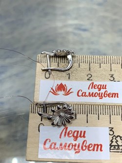 *Серьги арт. 02-01354-07-038-01-10-602 Вес 2,77 г - фото 191742 *Серьги арт. 02-01354-07-038-01-10-602 Вес 2,77 г - фото 191742