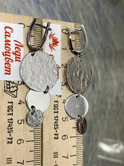 *Серьги арт. 02-01659-07-101-05-07-824 Вес 11,22 г - фото 191867 *Серьги арт. 02-01659-07-101-05-07-824 Вес 11,22 г - фото 191867