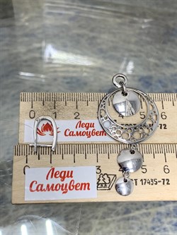 *Серьги Трансформер арт. 02-01514-07-101-01-07-074 Ве 13,62 г - фото 191885 *Серьги Трансформер арт. 02-01514-07-101-01-07-074 Ве 13,62 г - фото 191885