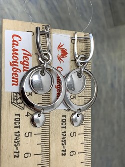 *Серьги Трансформеры арт. 02-01508-07-101-01-07-812 Вес 10,05 г - фото 192000