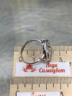 *Кольцо р.18 арт. 01-01346-07-101-01-07-501 Вес 3,6 г - фото 192199