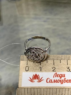 *Кольцо р.18 арт. 01-01346-07-101-01-07-501 Вес 3,6 г - фото 192200