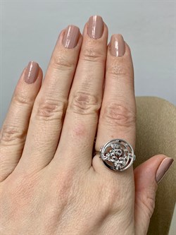 *Кольцо р.18 арт. 01-01346-07-101-01-07-501 Вес 3,6 г - фото 192202