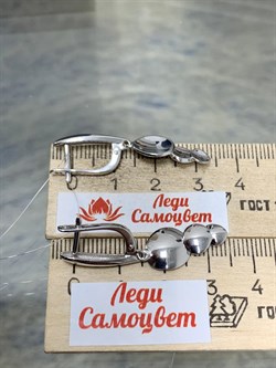 *Серьги арт. 02-01486-2-07-101-01-07-585 Вес 5,35 г - фото 192299 *Серьги арт. 02-01486-2-07-101-01-07-585 Вес 5,35 г - фото 192299