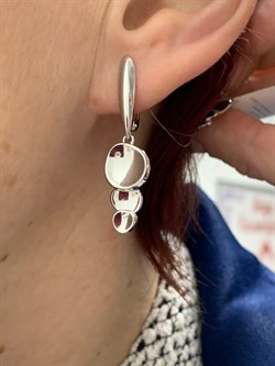 *Серьги арт. 02-01486-2-07-101-01-07-585 Вес 5,35 г - фото 192302 *Серьги арт. 02-01486-2-07-101-01-07-585 Вес 5,35 г - фото 192302